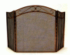 3 Panel Rubbed-Oil Bronze Screen #61029