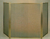 3 Panel Brass-Plated Screen Steel Frame #66230